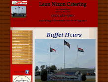 Tablet Screenshot of leonnixoncatering.com